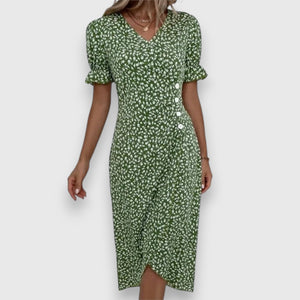 Tessina – Elegant Floral Dress Aurevea Atelier