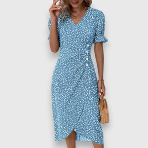 Tessina – Elegant Floral Dress Aurevea Atelier