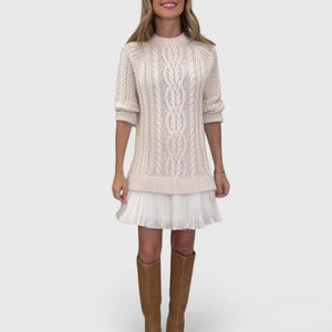 Elora | Sophisticated Sweater Dress Aurevea Atelier