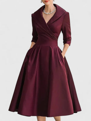 Bellamyra | Elegant Midi Dress Aurevea Atelier