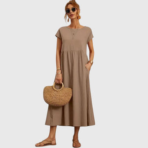 Fenella | Comfortable Midi Dress Aurevea Atelier