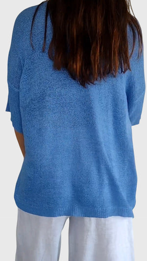 Cassandra™ | Elegant V-Neck Top Aurevea Atelier