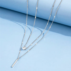 Vintage Necklace Set with Gold Pendant Aurevea Atelier