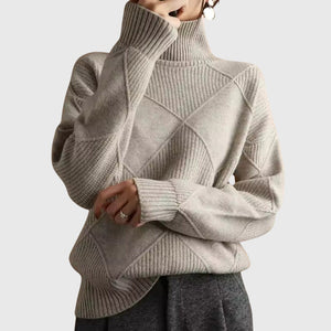 Angela™ - Turtleneck Sweater Aurevea Atelier