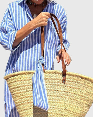 Ellen™ | Classic Striped Dress Aurevea Atelier