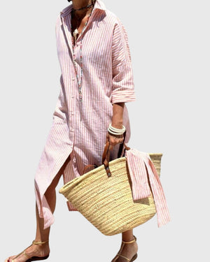 Ellen™ | Classic Striped Dress Aurevea Atelier