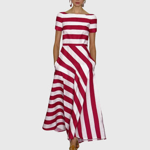 Carly™ - Striped Dress Aurevea Atelier