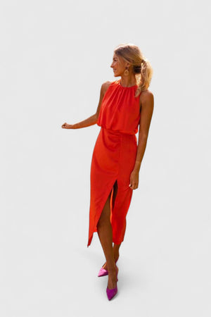Theonae™ | Comfortable Midi Dress Aurevea Atelier