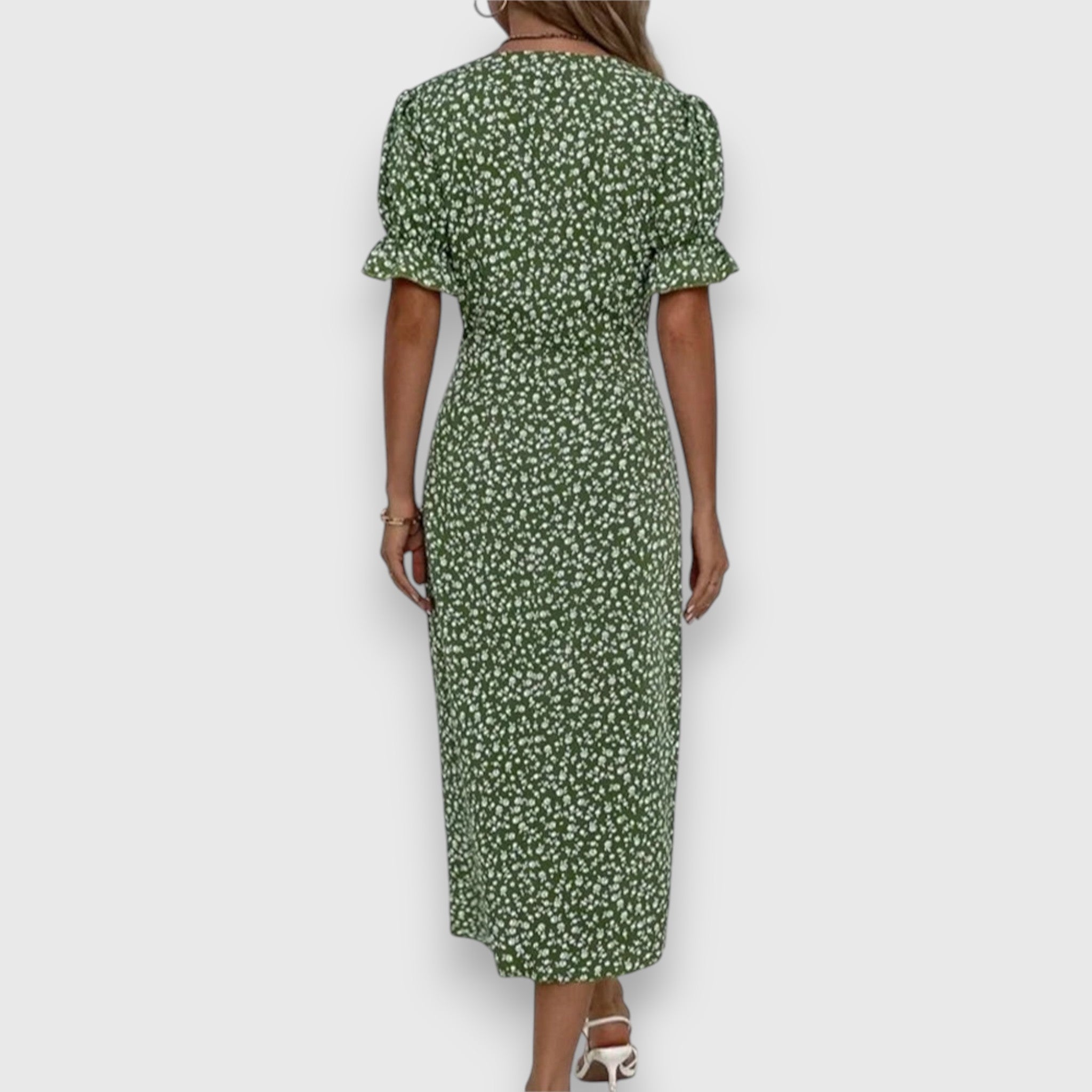 Tessina – Elegant Floral Dress Aurevea Atelier