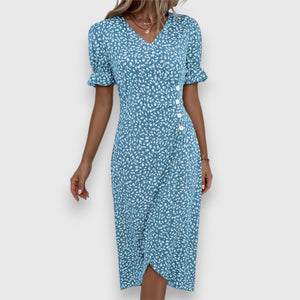 Tessina – Elegant Floral Dress Aurevea Atelier