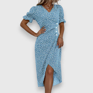 Tessina – Elegant Floral Dress Aurevea Atelier