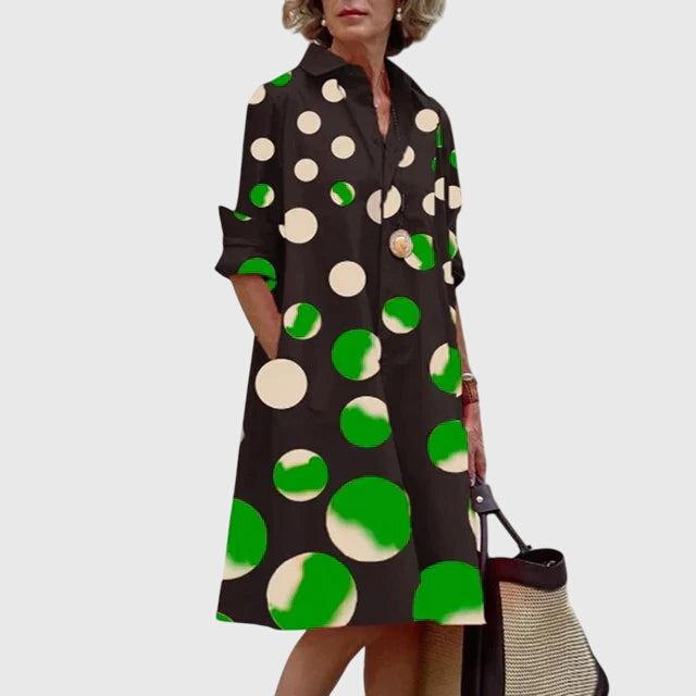 Paige™ - Elegant Dress With Pockets Aurevea Atelier