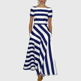 Carly™ - Striped Dress Aurevea Atelier