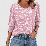 Solara | Elegant Smocked Top Aurevea Atelier