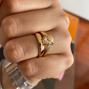 Melaniquee | Ring 18K Gold Aurevea Atelier