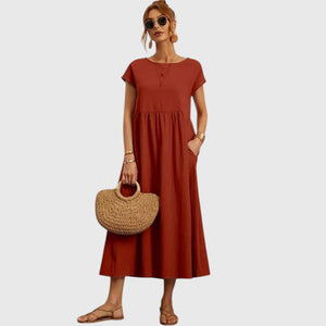 Fenella | Comfortable Midi Dress Aurevea Atelier