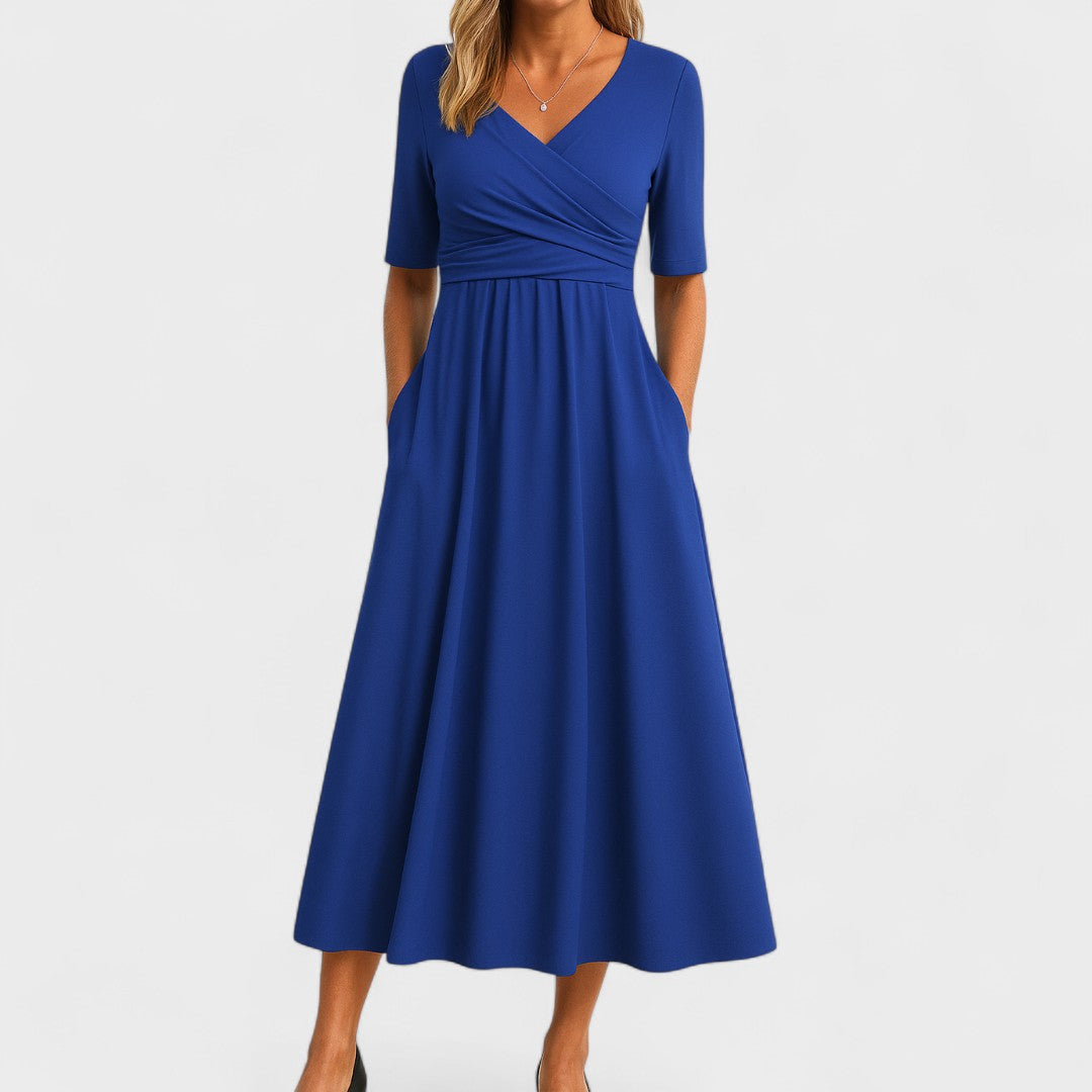 Phoebe | Elegant Midi Dress Aurevea Atelier