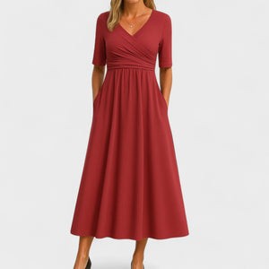 Phoebe | Elegant Midi Dress Aurevea Atelier