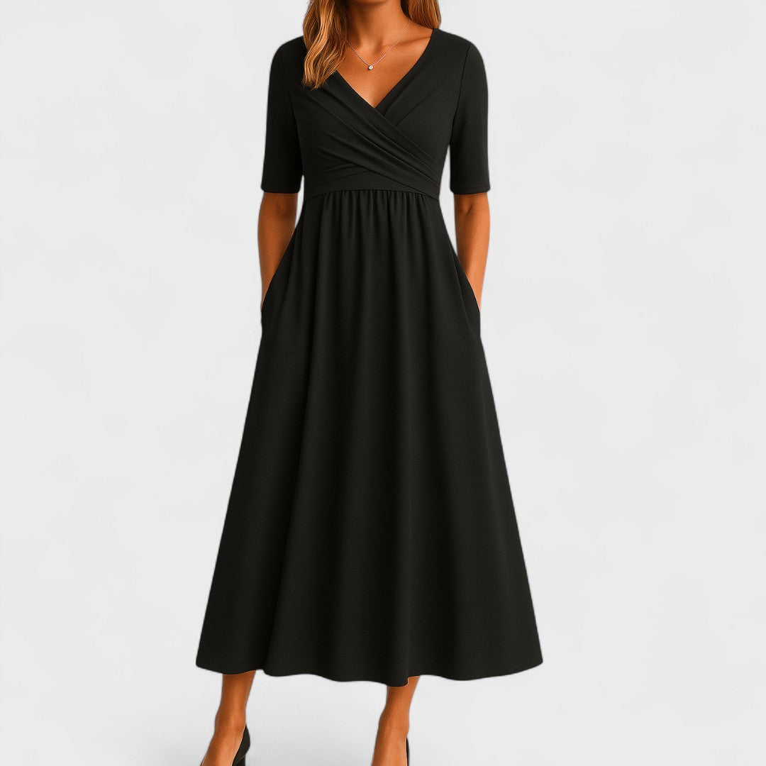 Phoebe | Elegant Midi Dress Aurevea Atelier