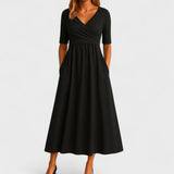 Phoebe | Elegant Midi Dress Aurevea Atelier