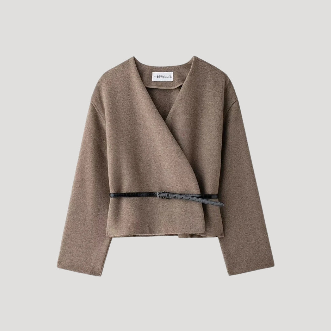 Ella | Women’s Spring Belted Wrap Jacket Top