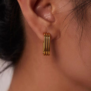 Charimelle | Earrings 18K Gold Aurevea Atelier