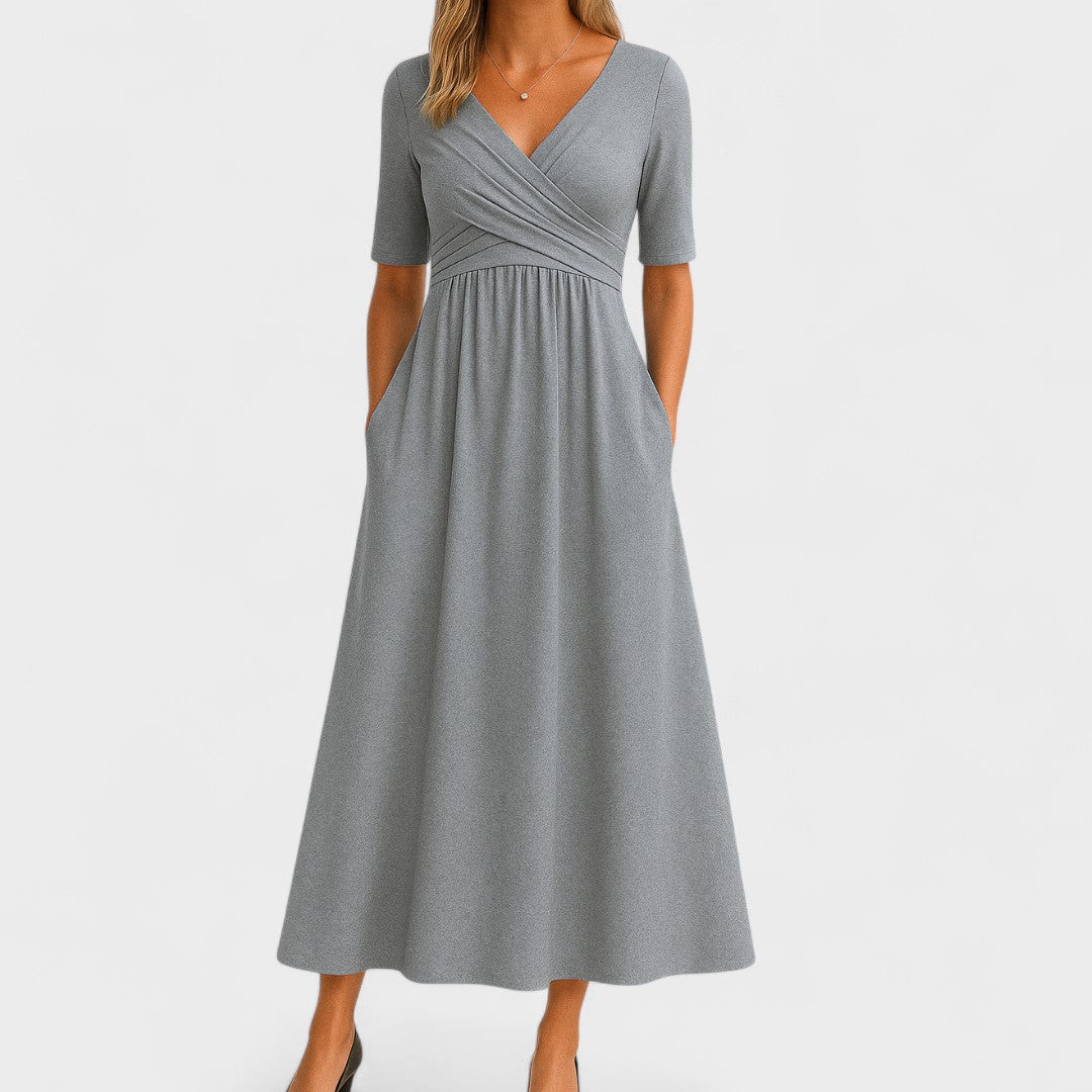 Phoebe | Elegant Midi Dress Aurevea Atelier