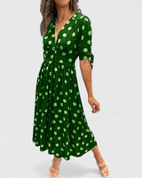 Colette | Sophisticated Polka Dot Dress Aurevea Atelier