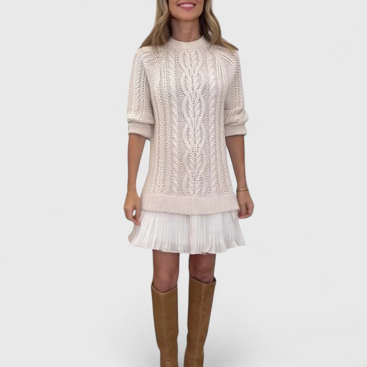 Elora | Sophisticated Sweater Dress Aurevea Atelier
