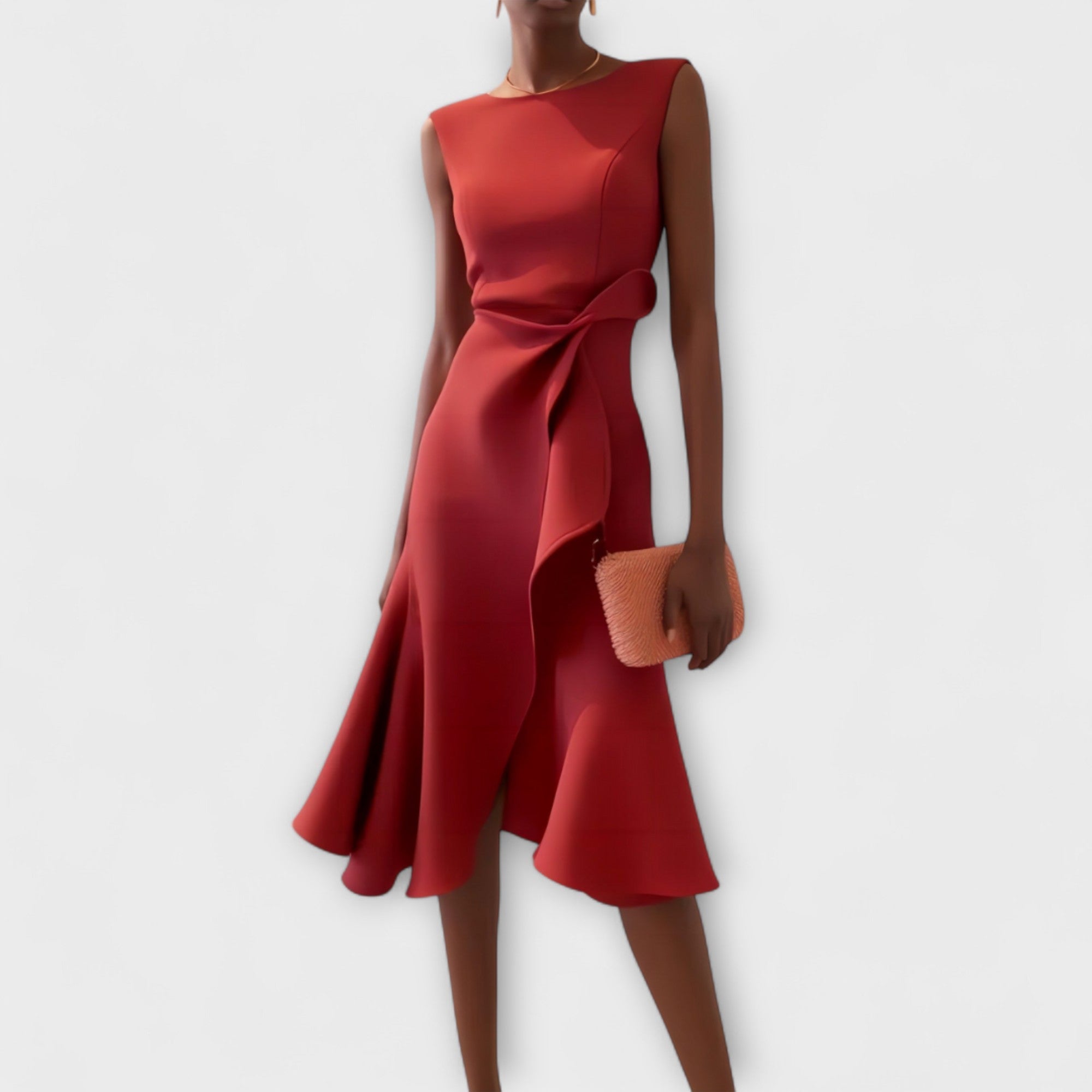 Darlene | Sophisticated Midi Dress Aurevea Atelier