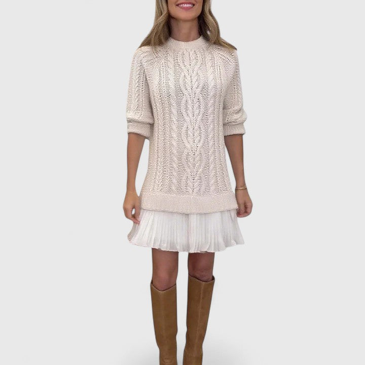Ashlyndora | Elegant Sweater Dress Aurevea Atelier