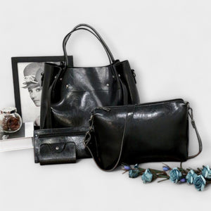 Olivia - 4-Piece Vintage Bag Set Aurevea Atelier