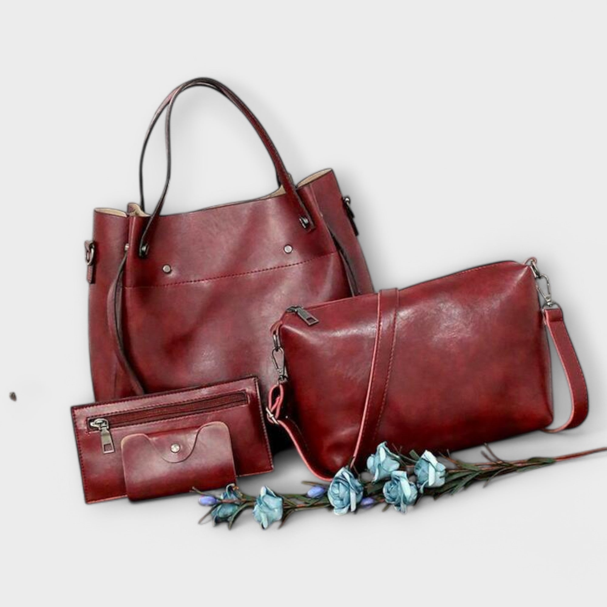 Olivia - 4-Piece Vintage Bag Set Aurevea Atelier