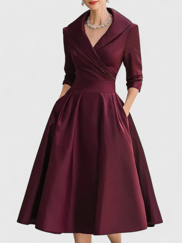 Bellamyra | Elegant Midi Dress Aurevea Atelier