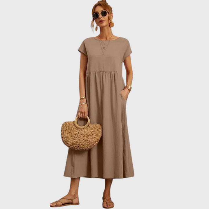 Fenella | Comfortable Midi Dress Aurevea Atelier