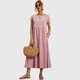 Fenella | Comfortable Midi Dress Aurevea Atelier