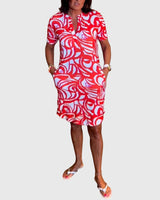 Elle™ | Flattering Avenue Walk Dress Aurevea Atelier