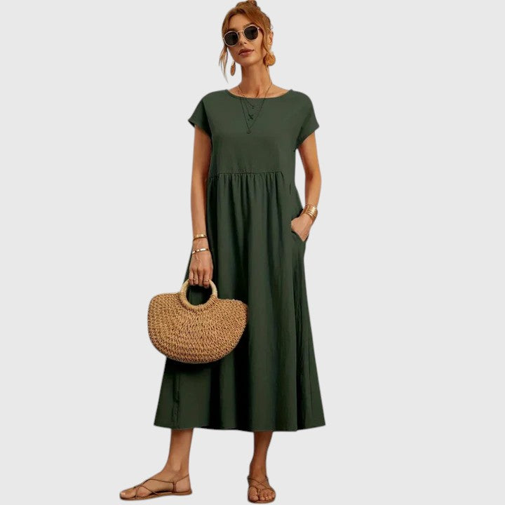 Fenella | Comfortable Midi Dress Aurevea Atelier