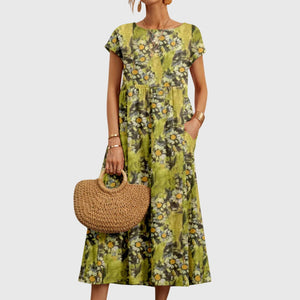 Valencia™  | Chic Floral Dress Aurevea Atelier