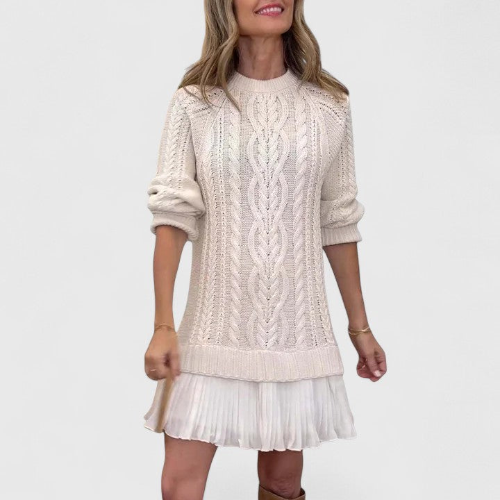 Elora | Sophisticated Sweater Dress Aurevea Atelier