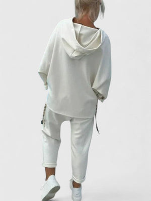 Sally | Comfortable Hooded Sweatshirt Set Aurevea Atelier