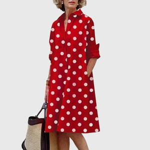 Paige™ - Elegant Dress With Pockets Aurevea Atelier