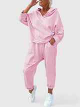 Sally | Comfortable Hooded Sweatshirt Set Aurevea Atelier