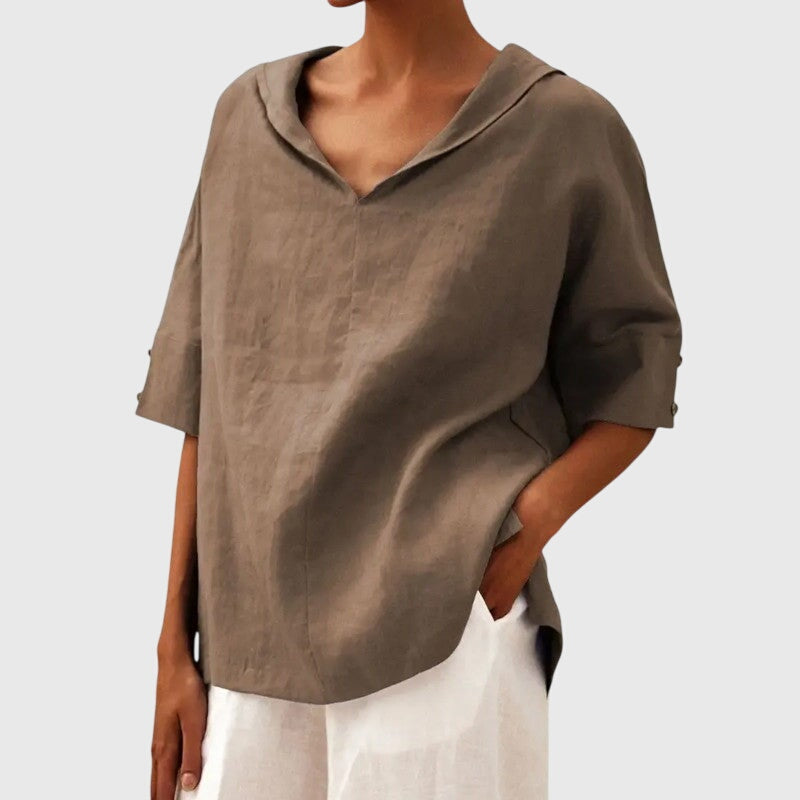 Ayla™ | Blouse - Black Aurevea Atelier