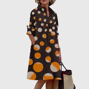 Paige™ - Elegant Dress With Pockets Aurevea Atelier