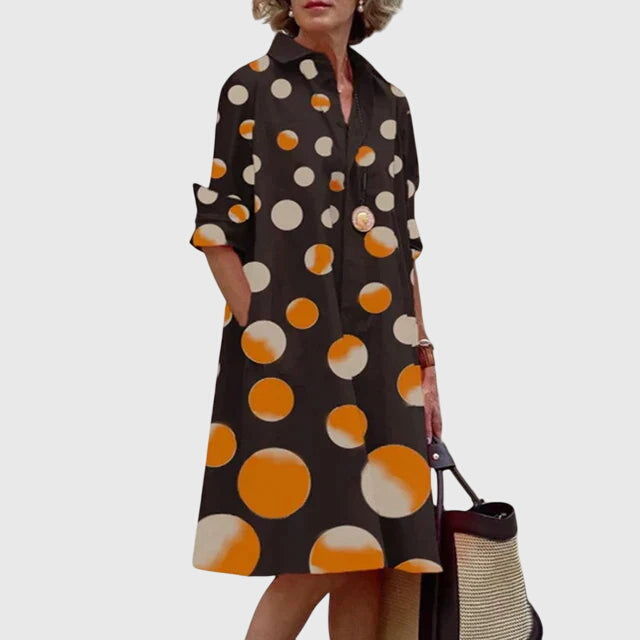 Paige™ - Elegant Dress With Pockets Aurevea Atelier