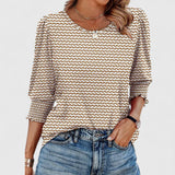 Solara | Elegant Smocked Top Aurevea Atelier