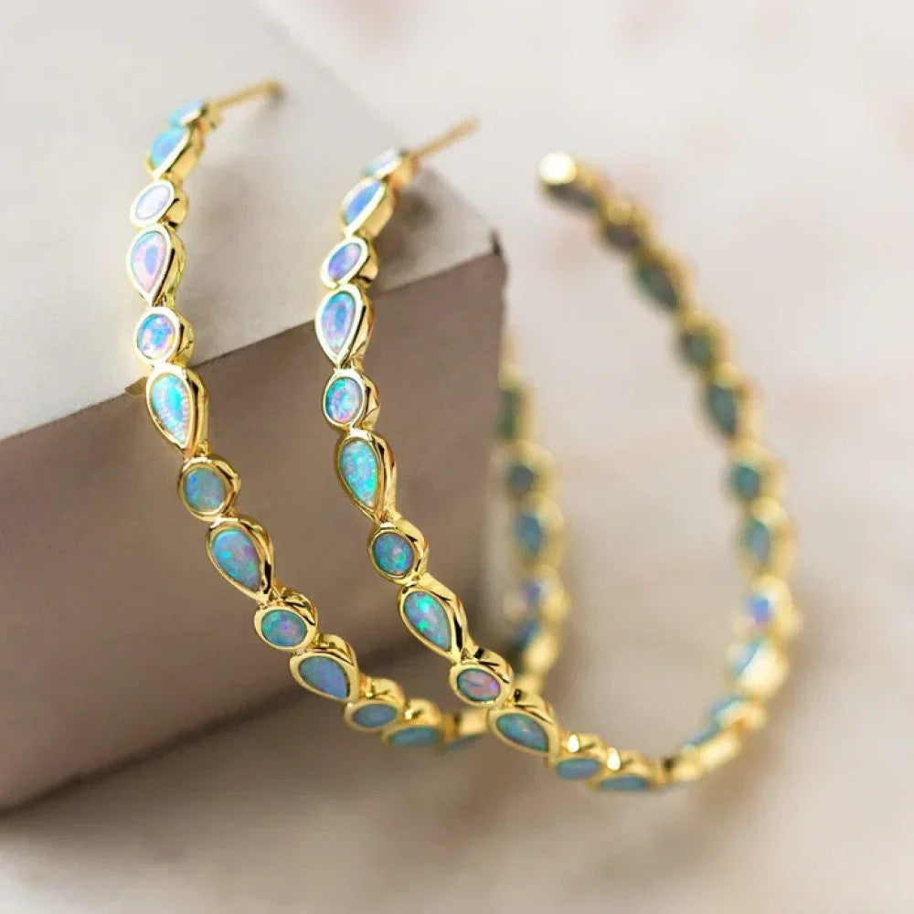 Vintage Hoop Earrings Aurevea Atelier