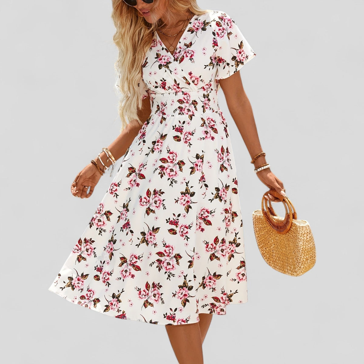 Gretalise | Comfortable Summer Midi Dress Aurevea Atelier