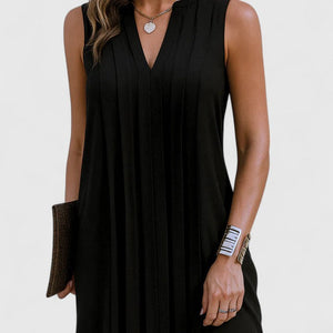 Clarhild™ | Elegant Flattering Dress with V-Neck Aurevea Atelier